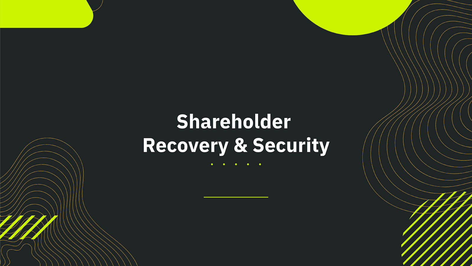 Shareholder Recovery & Security